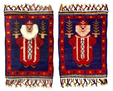 St. Nicholas Turkish Tapestry Hand Woven 